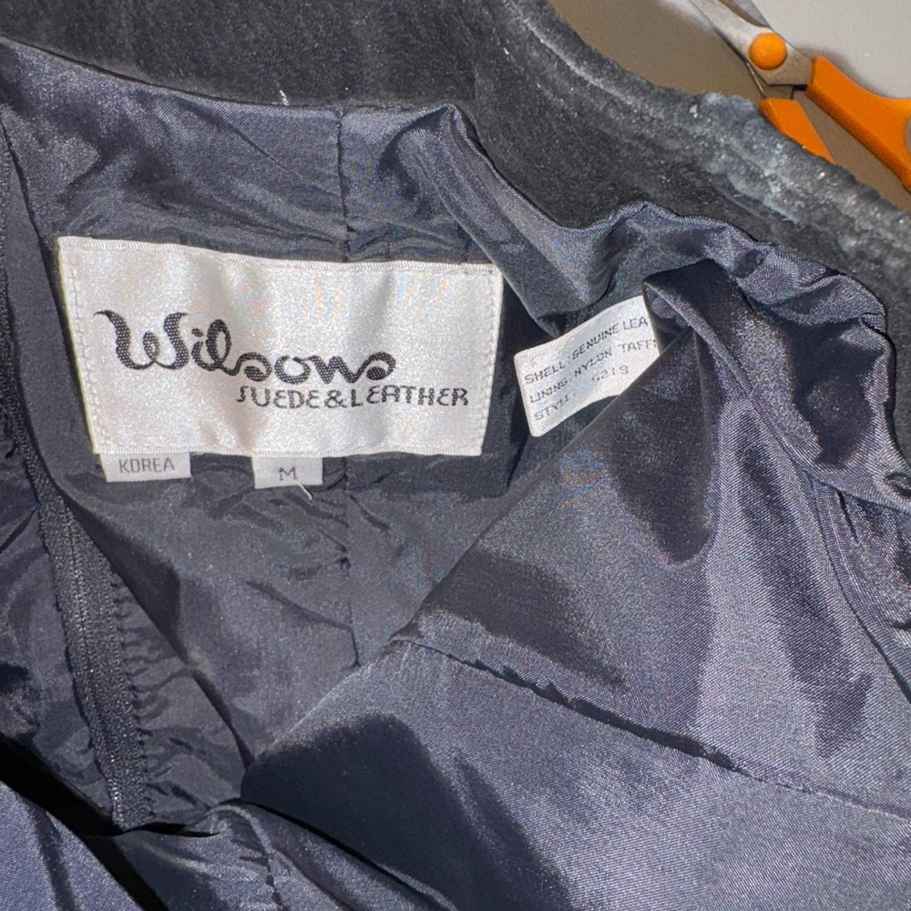Wilsons Leather sweetheart dress vintage Rare M - Picture 6 of 11